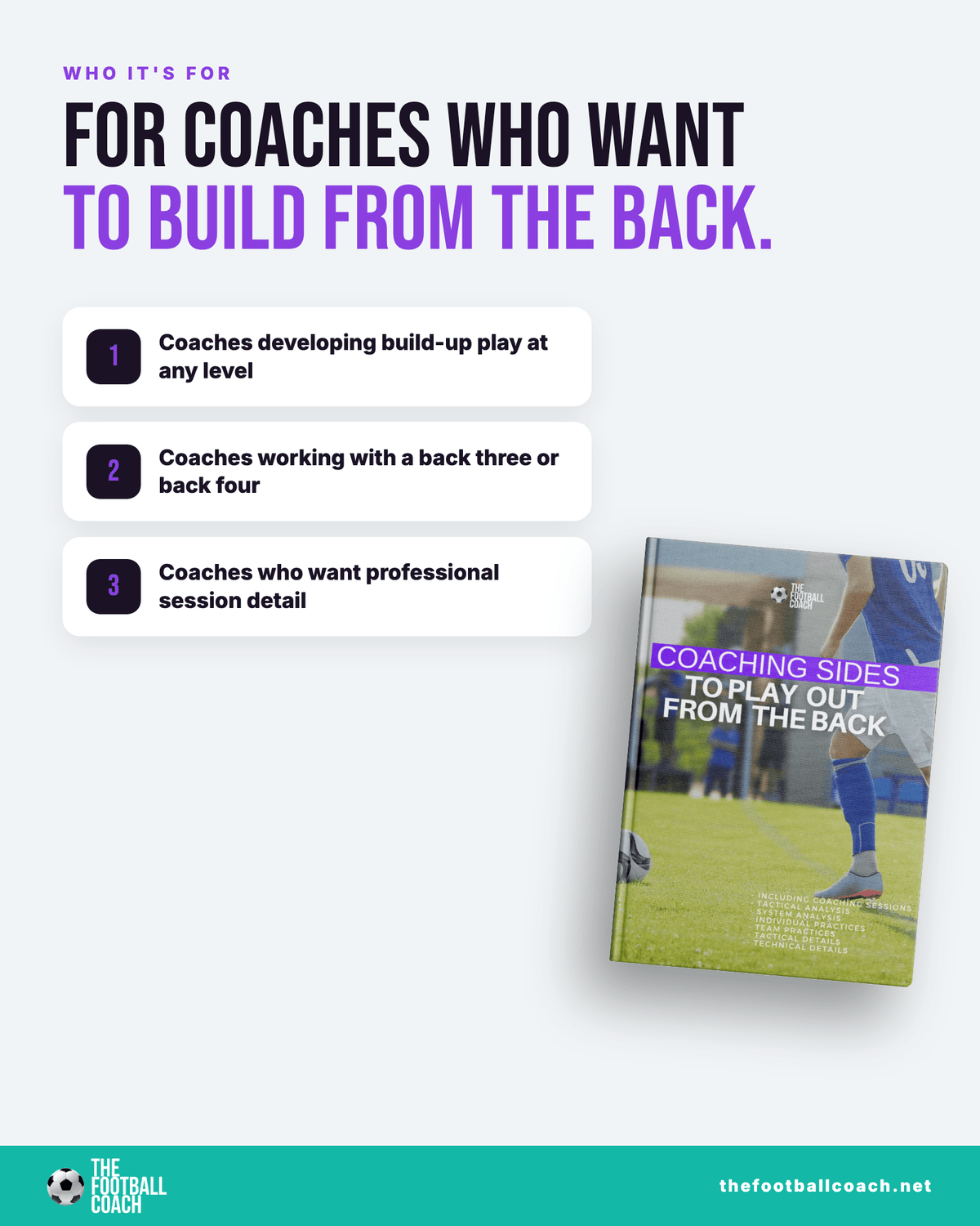 Coaching Sides to Play out From the Back - Thefootballcoach