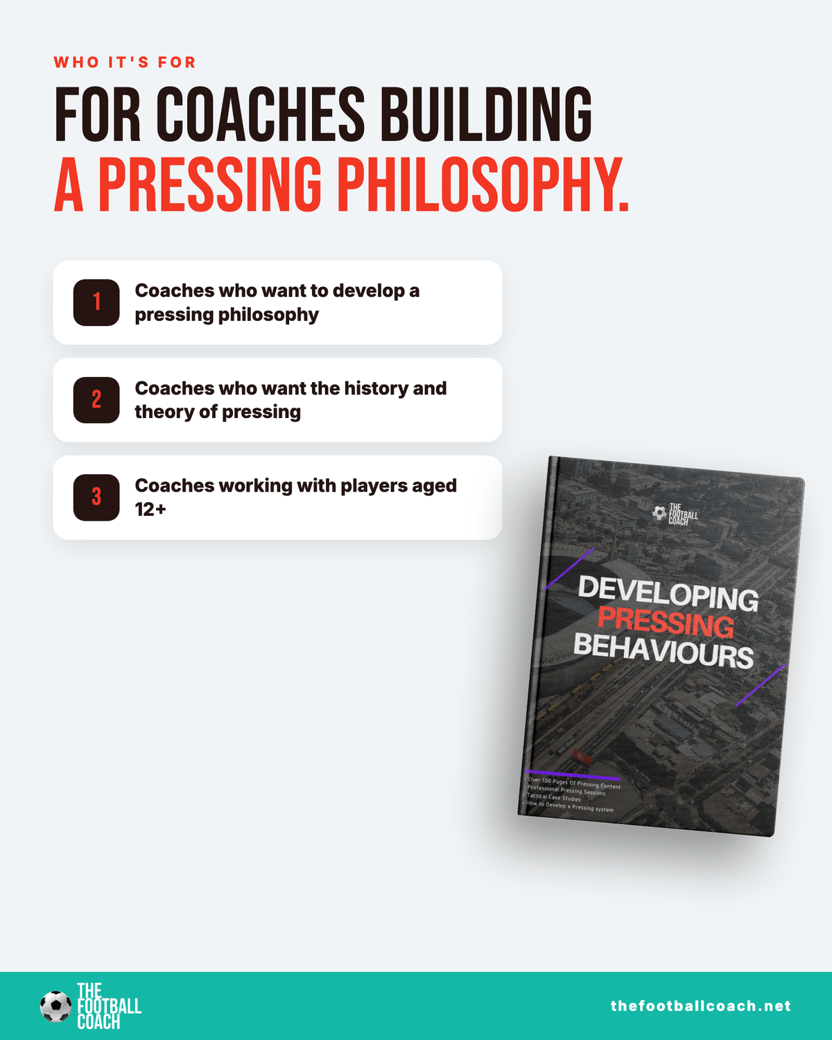 Developing The Pressing Behaviours - Thefootballcoach