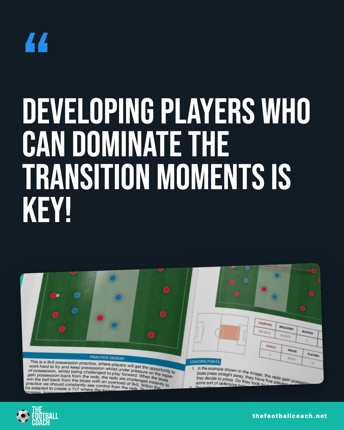 Developing Transitional Play - Thefootballcoach