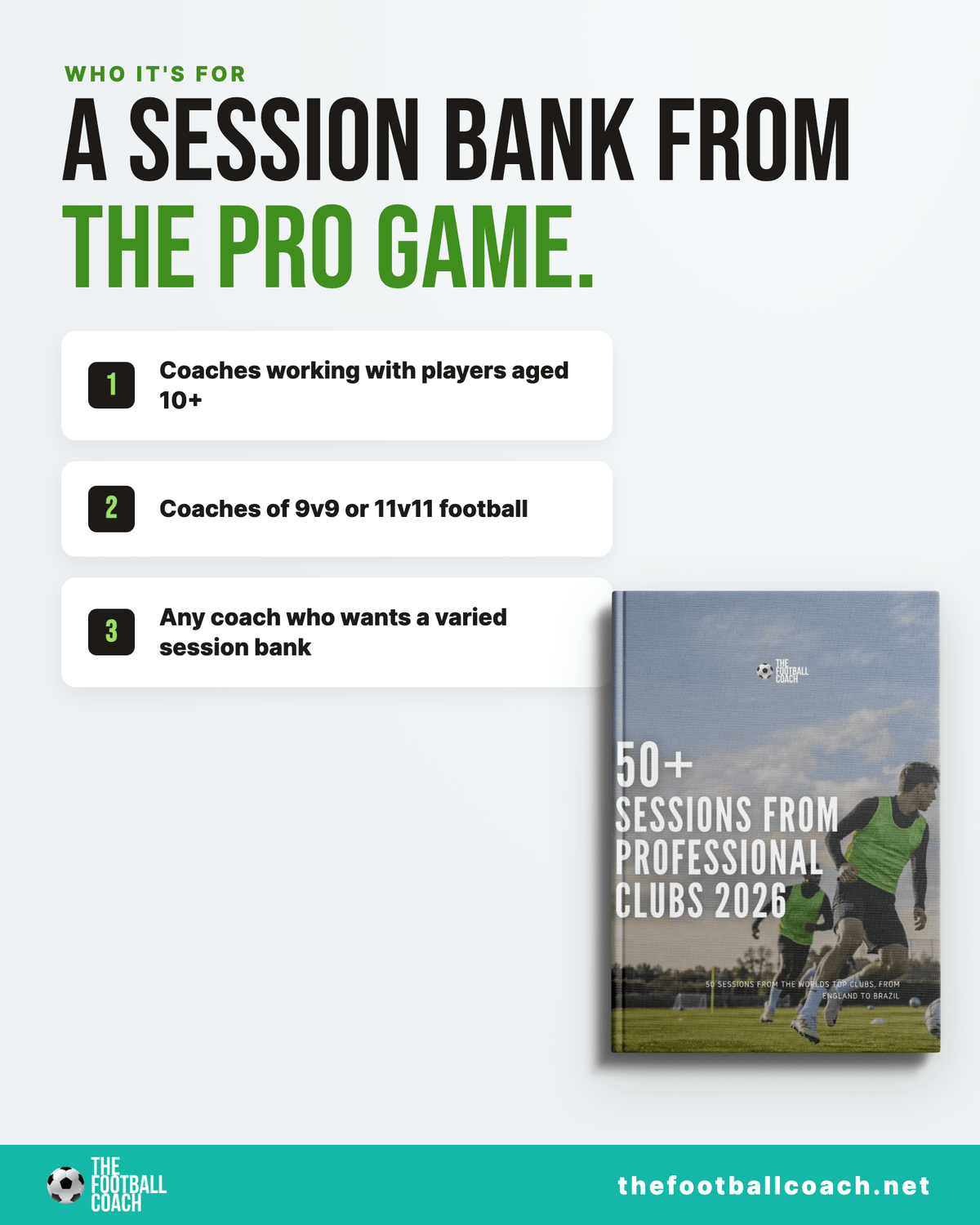 50+ Sessions from Professional Football Clubs 2026 - Thefootballcoach