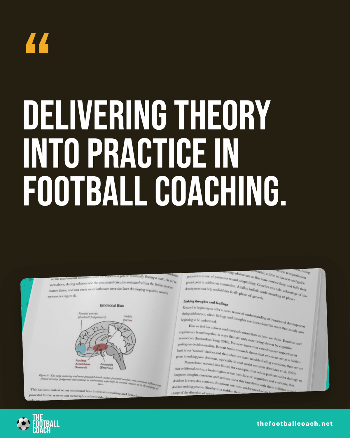 Coaching Football with the Adolescent Brain in Mind 2nd Edition - Thefootballcoach