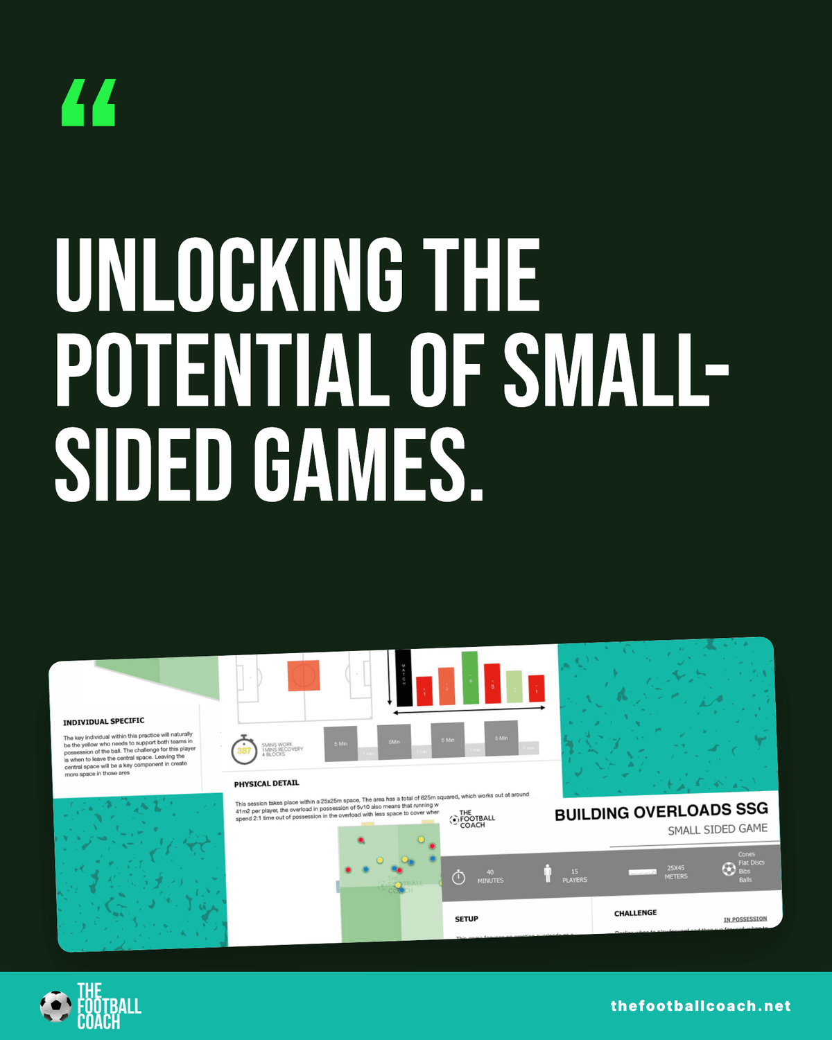 Coaching Small Sided Games - Thefootballcoach