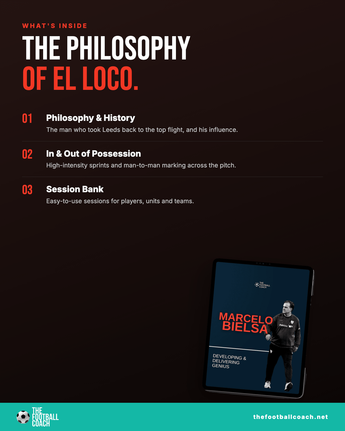 Creating Chaos With Genius - Bielsa - Thefootballcoach
