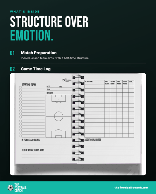 Match-day Notepad - Thefootballcoach