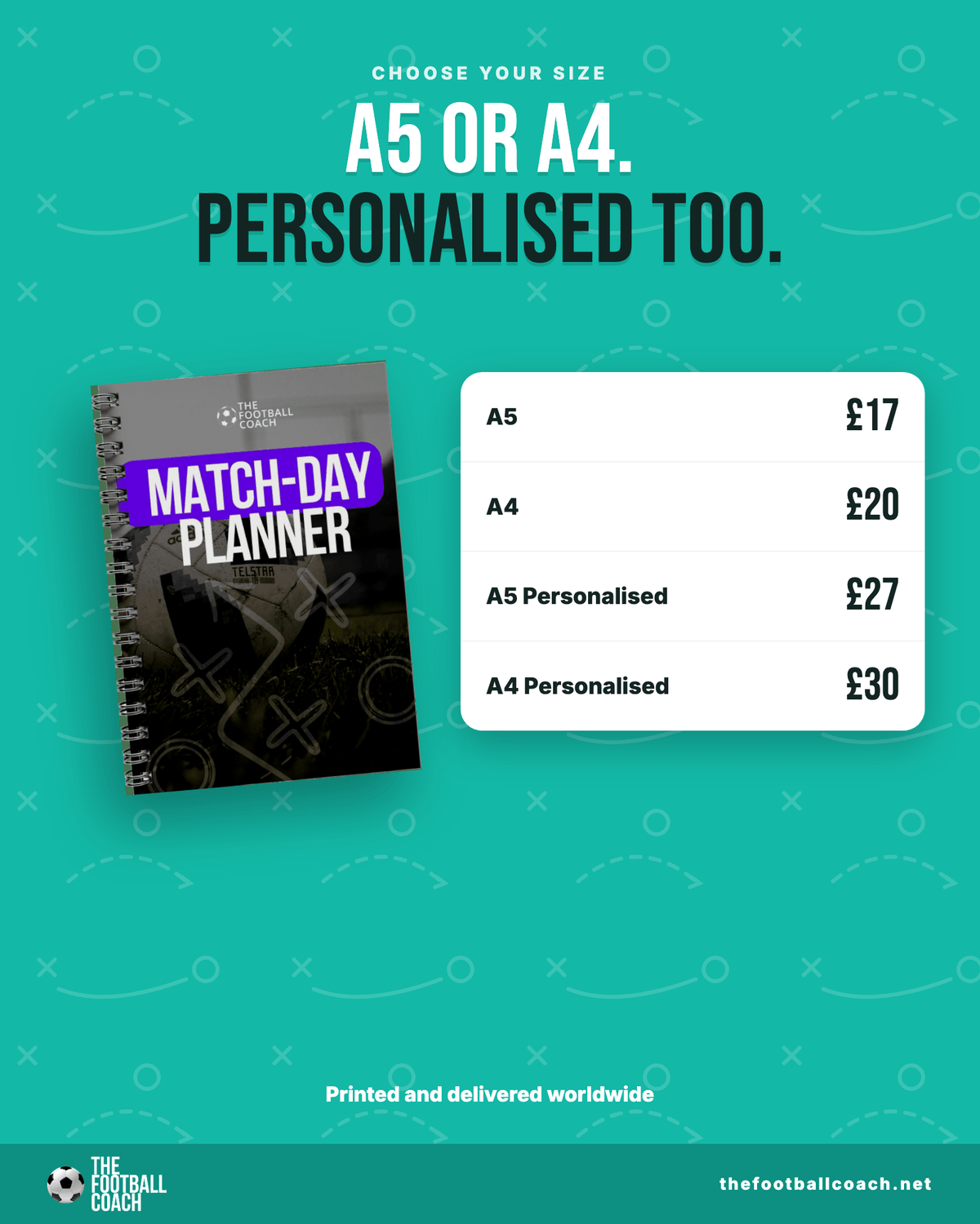 Match-day Notepad - Thefootballcoach