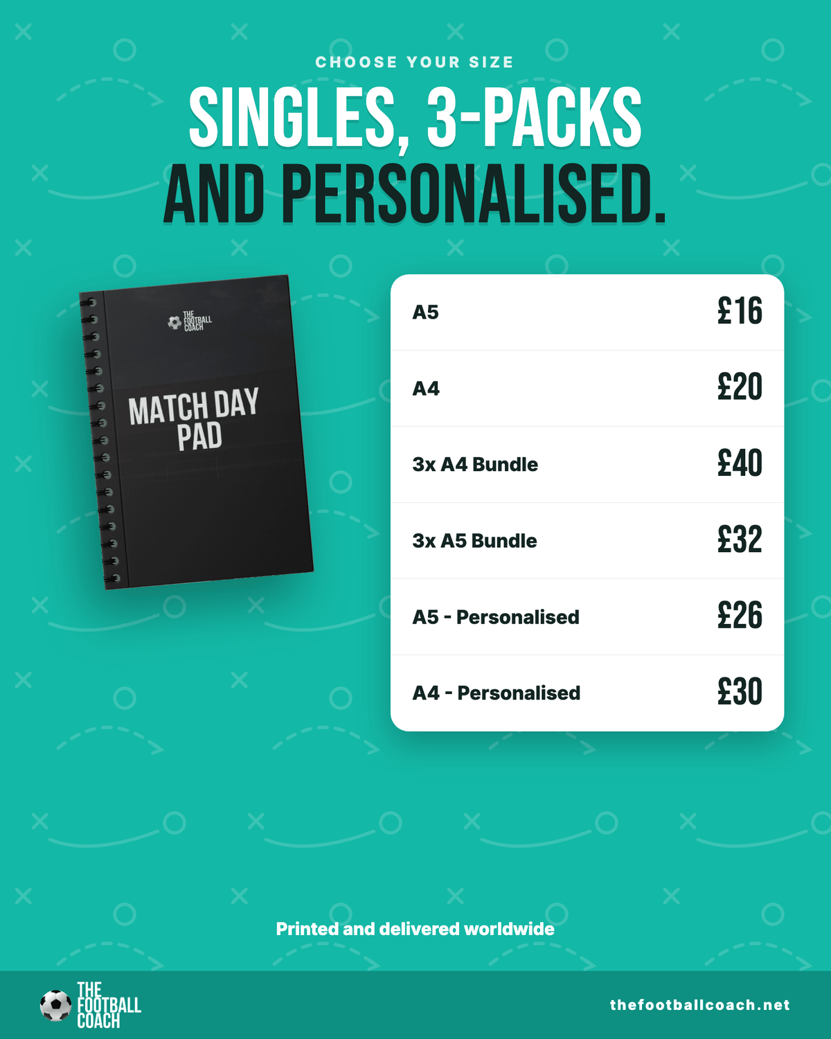 Match Day Pad 2026 - Thefootballcoach