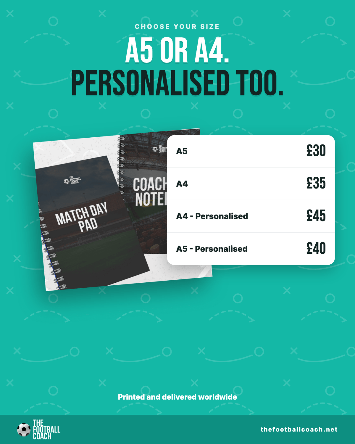 Match Day Pad & Coaching Pad - Thefootballcoach