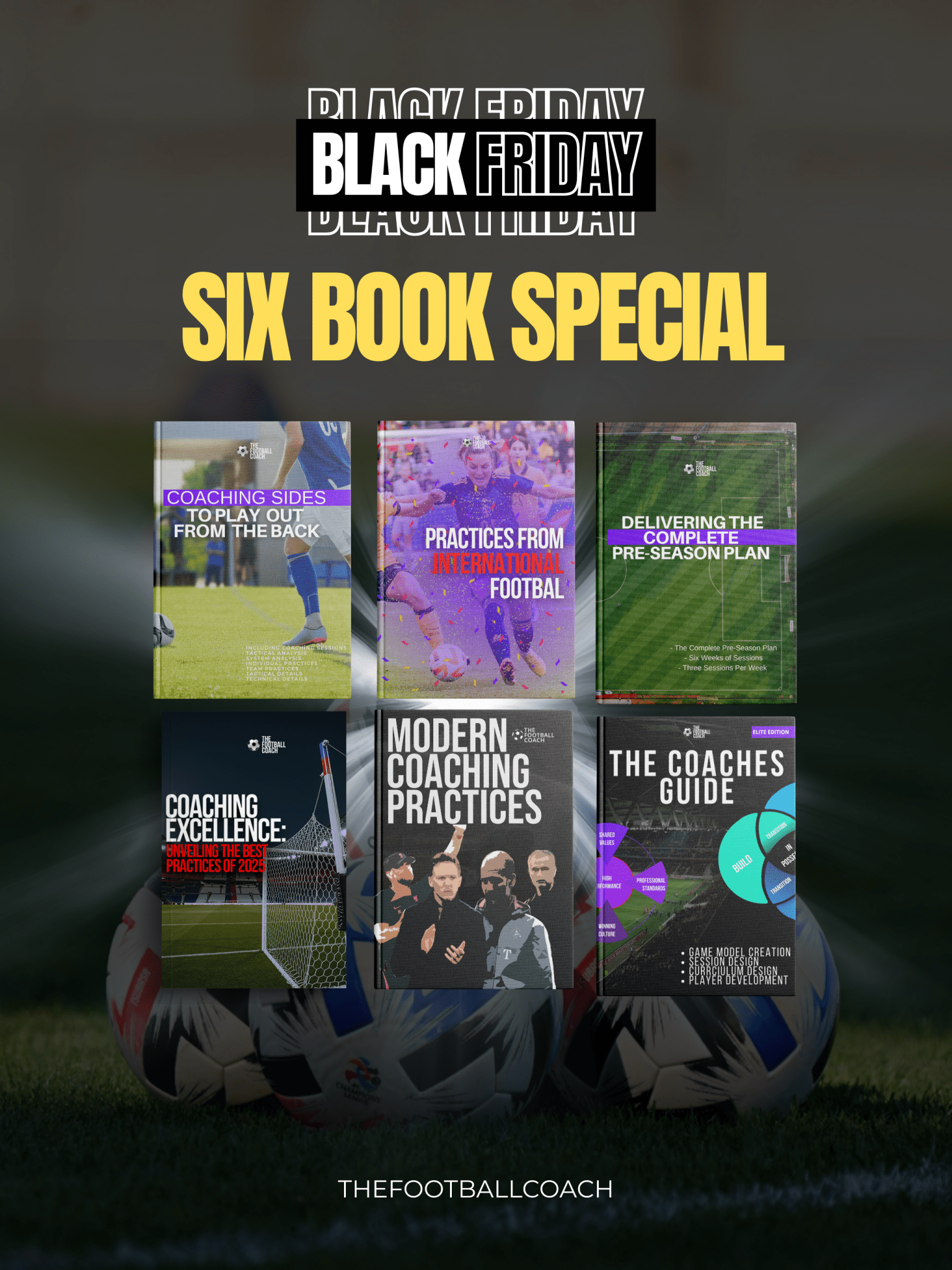 Six Book - Black Friday Coaching Pack - Thefootballcoach