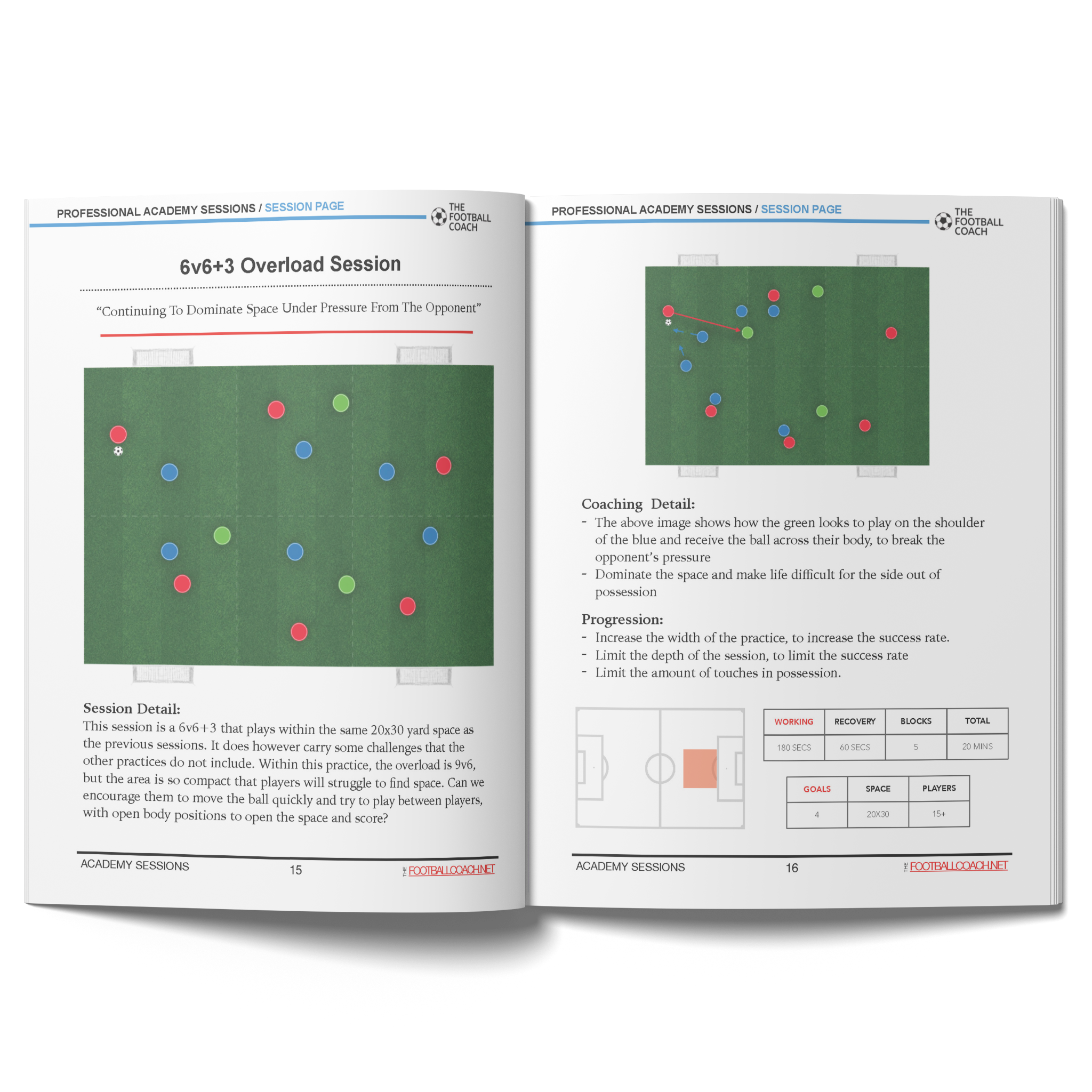 50+ Session from Professional Football Clubs - Print Books