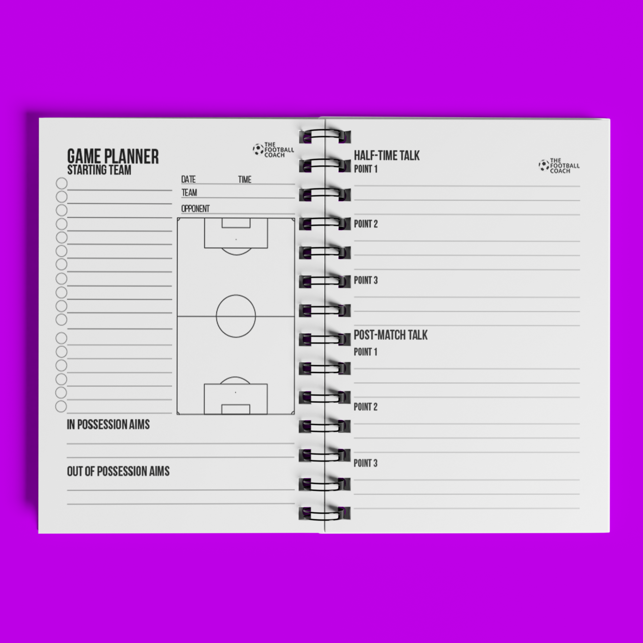 A4 Match-day Notepad