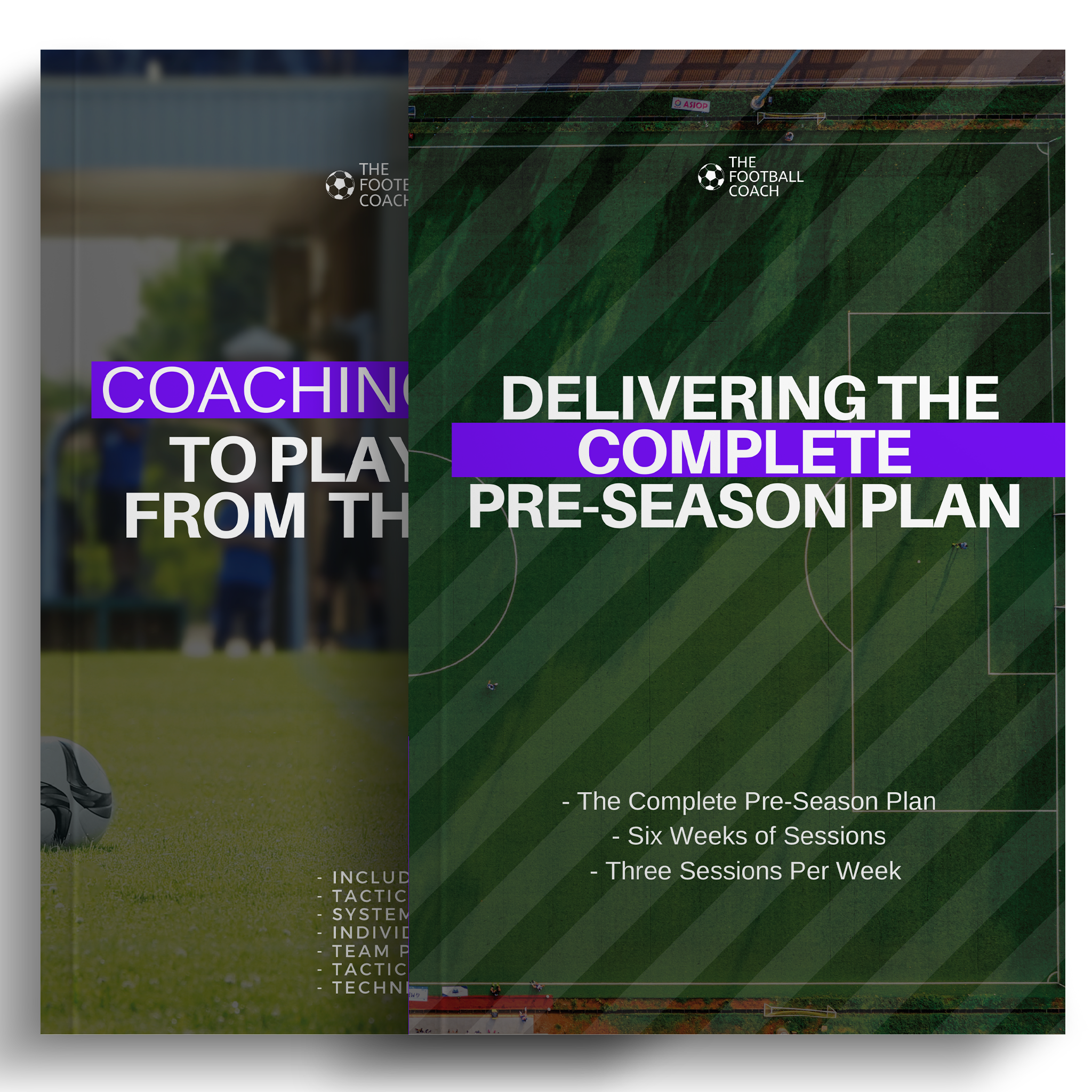 Pre Season Book + Playing Out From The Back. Double Pack!